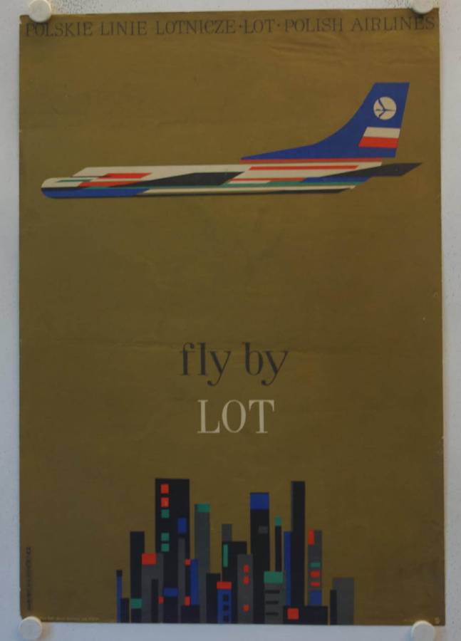 Fly by Lot original release polish movie poster